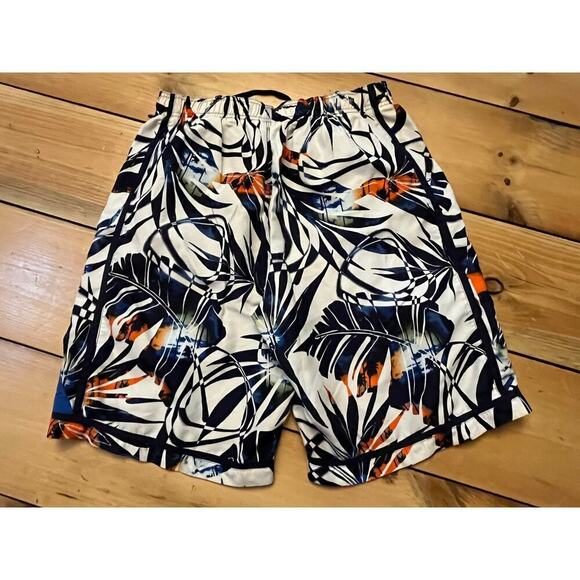 Nike Men's Swim Shorts Bathing Suit. Mesh Lined. Tropical. Size Large - Picture 2 of 6